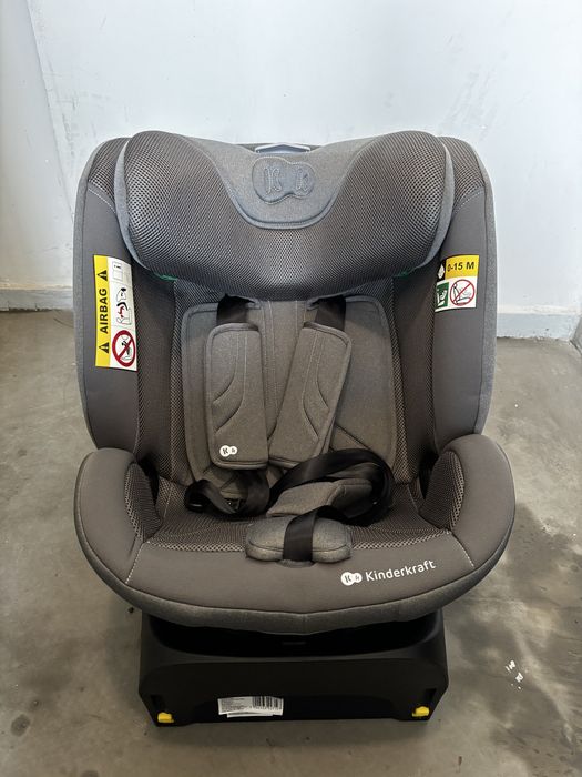 Fotelik dziecięcy Kinderkraft I-Fix+baza obrotowa 360 stopni/ nowy/ 61-150 cm