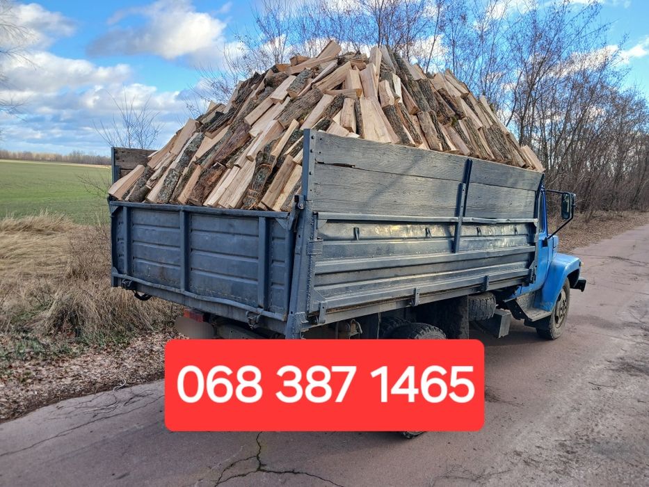 Дрова дуб, ясен, сосна пиляні рубані та інші породи