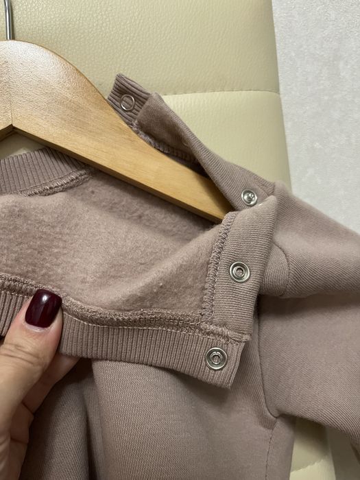 Тепла кофтинка/світшот дитячий футер на флісі 92/98