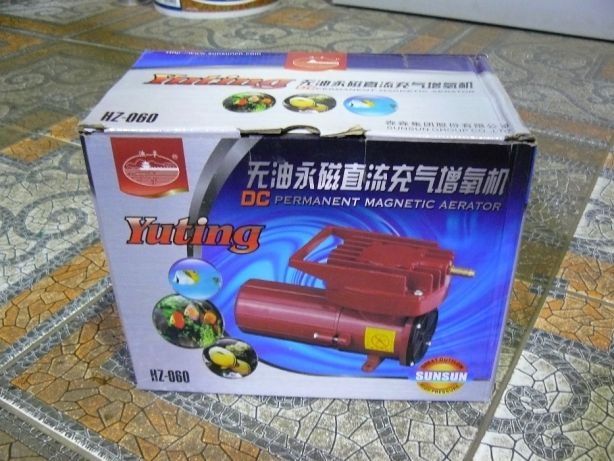 Компрессор 12V SunSun HZ 60, 85л/мин (для перевозки рыб и тд) НОВЫЙ