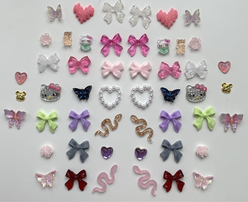 Ціна за 50 штук.Об‘ємні фігурки на нігті