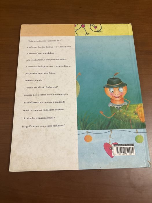 Livro “Insetos em missao ambiental”