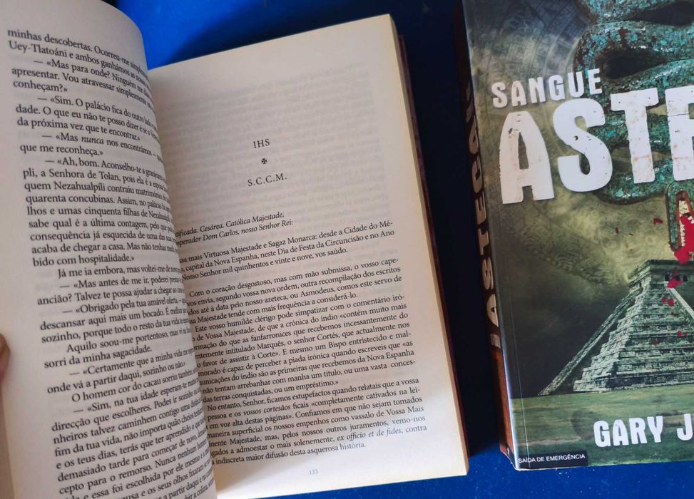 Lote 2 Livros Asteca: Orgulho Asteca + Sangue Asteca
