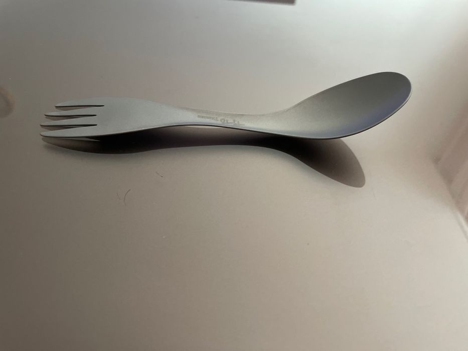 Титановая ложка /вилка для туризма