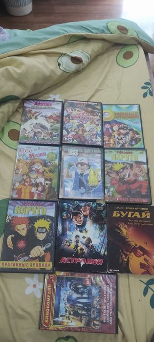 Дискі (мультфільми,фільми,кліпи)