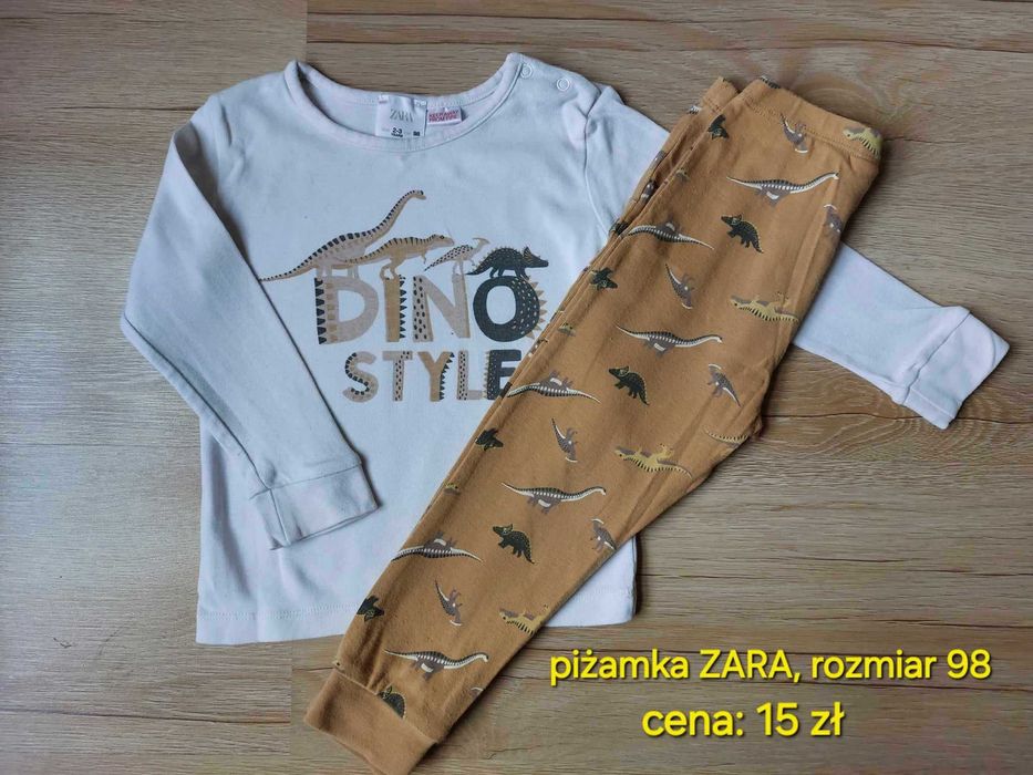 Piżamka dla chłopca – dinozaury - ZARA - rozmiar: 98