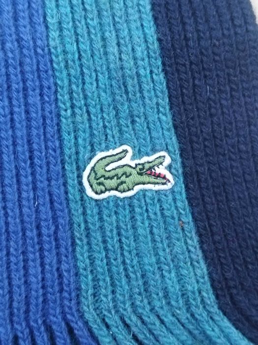 Шарф Lacoste шерсть кашемир ангора шарфик шерстяной