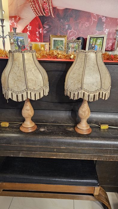 Komplet 2 stylowe lampki nocne