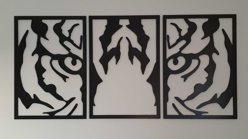 Quadro em mdf - Tigre