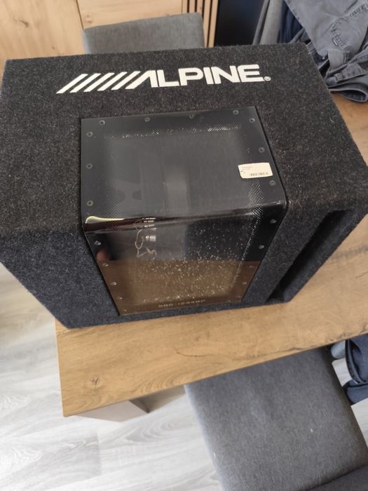 Subwoofer tuba skrzynia basowa Alpine sbg-1244bp