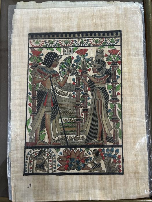 4 Papiros Egito - 1 com certificado