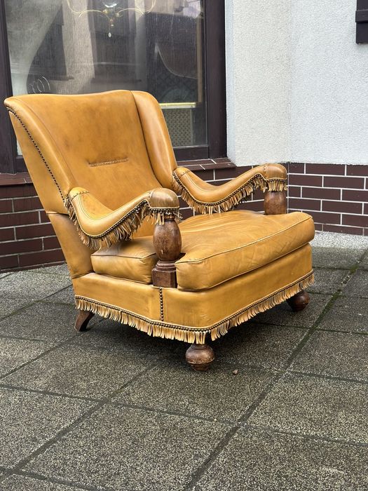 Fotel klubowy mid century modern