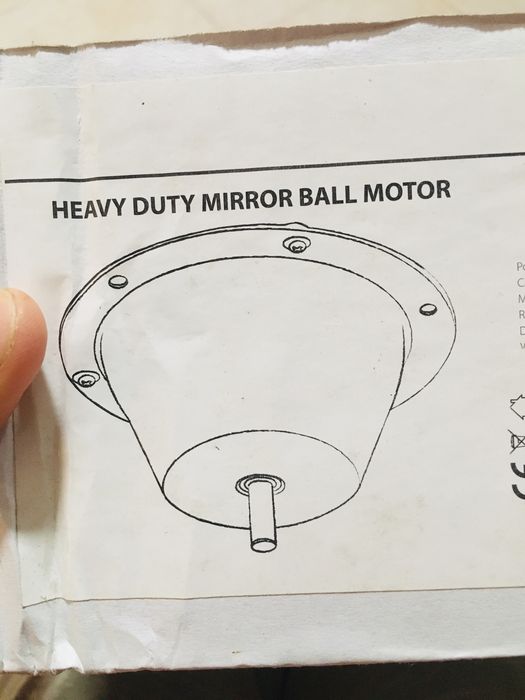 Motor elétrico para disco balls