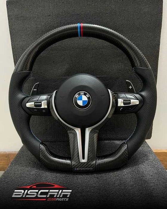 Volante BMW Pack M Carbono F20 F21 F30 F32 F10 (Série 1 3 4 5)