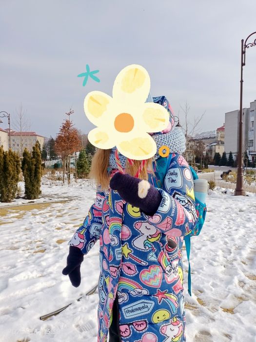 Мега теплий і яскравий пуховик
