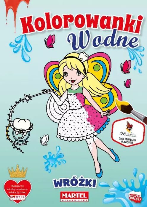 Kolorowanki wodne. Wróżki. Martel. Nowy Produkt