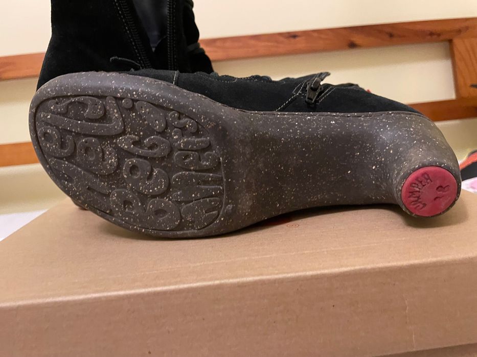 Botas Botins Camper inverno 38 preto mulher "first heels"