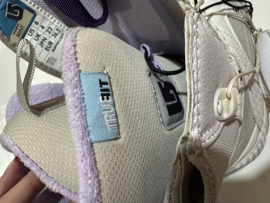 Buty snowboardowe białe burton mint damskie 36.5