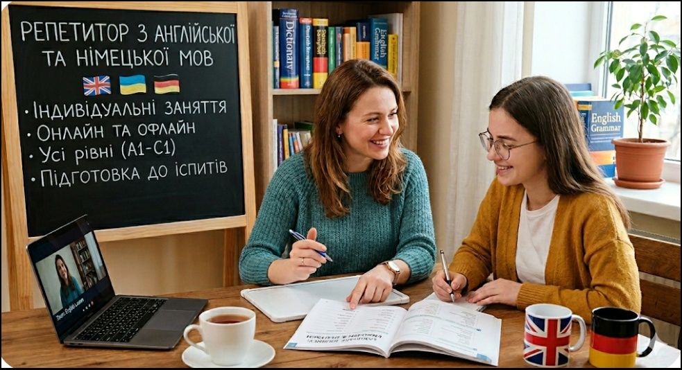 Репетитор англійської та німецької мов