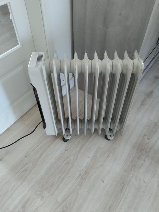 Aquecedor a funcionar