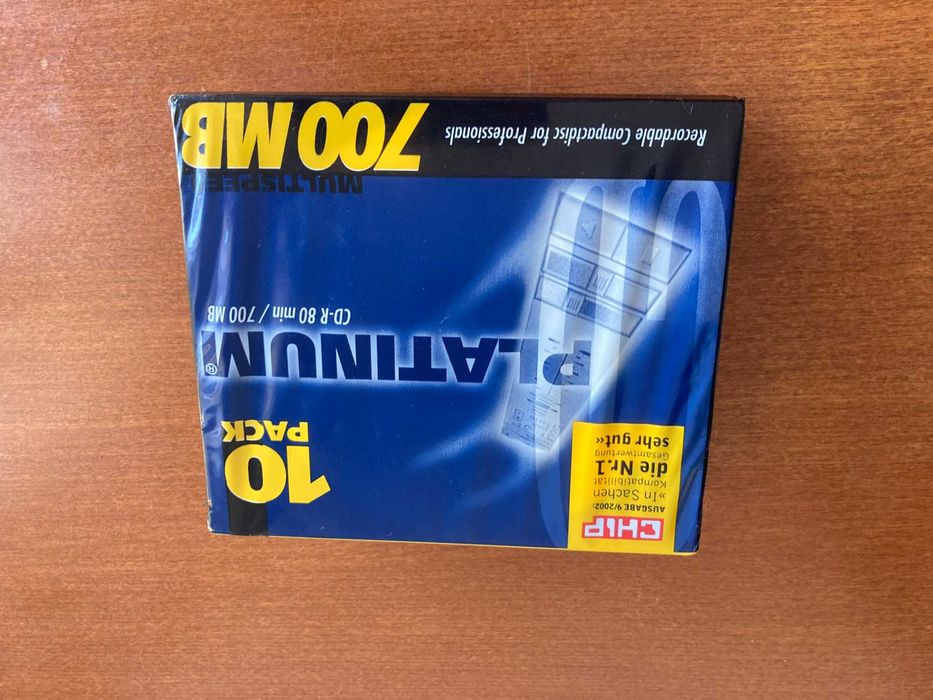 CD Virgin 700 MB - Pack of 10 - new and sealed64586420944129120