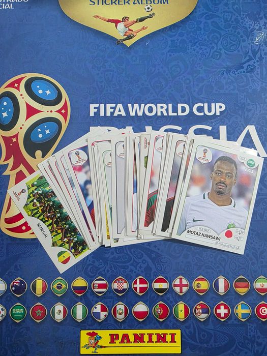 Vendo ou troco cromos copa 2018