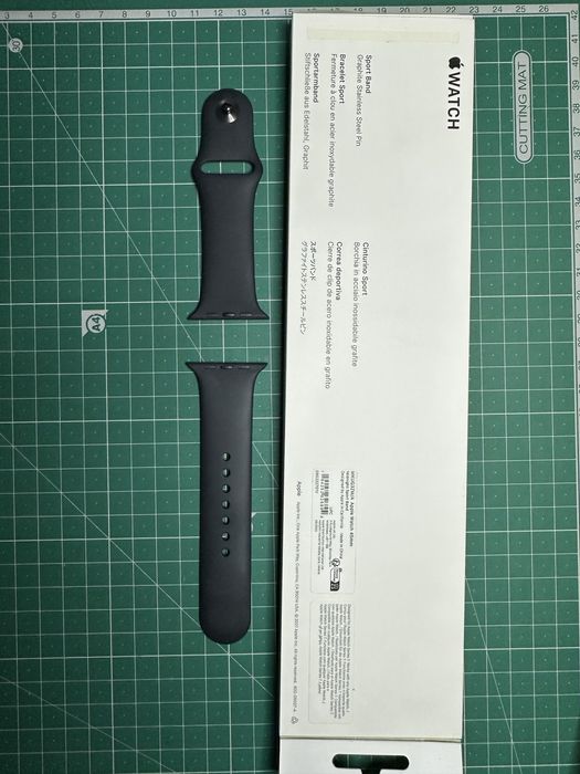 Apple-Bracelete desportiva preta de 46 mm - M/L