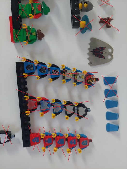 Lego Figurki i elementy Castle całość