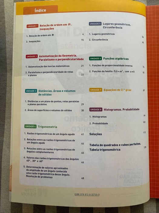 [NOVO] Caderno Atividades Matemática "Novo Espaço" 9ºano