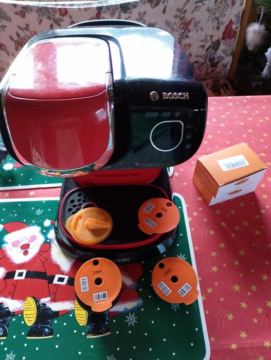 ekspres Bosch Tassimo + kapsułki wielokrotnego użytku