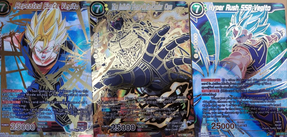 Conjunto cartas Dragon ball Super