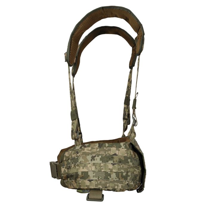 РПС Warbelt Molle ЗСУ. Без підсумків з кишеней під балпакет. Піксель.
