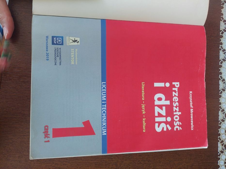 Podręcznik język polski przeszłość i dziś 1 część 1