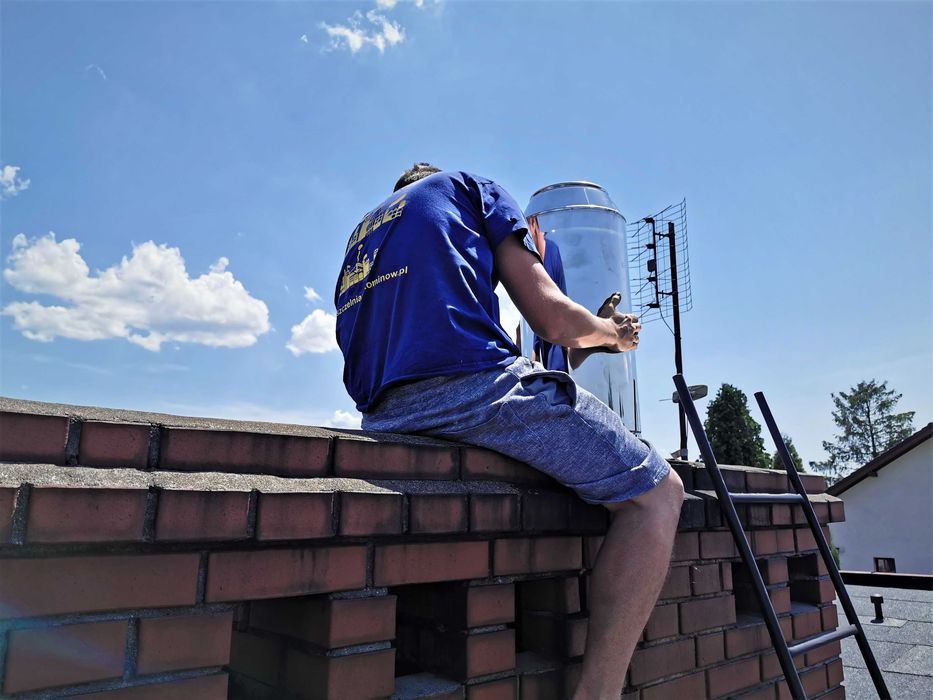 Frezowanie komina Szlamowanie  ceramika wkłady ceramiczne