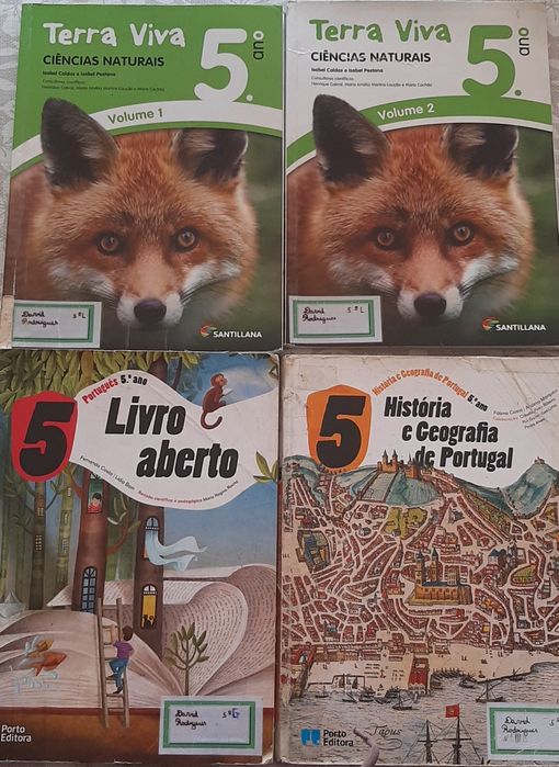 Manuais Escolares do 5°Ano