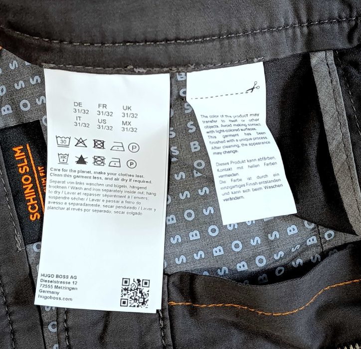 Spodnie Hugo Boss Schino Slim r. 31/32