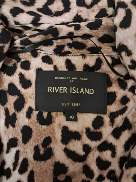 Panterkowy żakiet blezer River Island S, M
