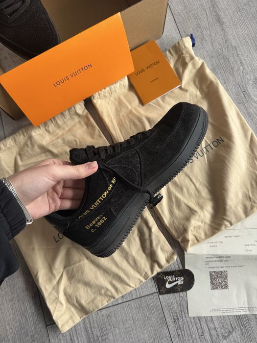 Louis Vuitton x Nike Air Force 1 Low black