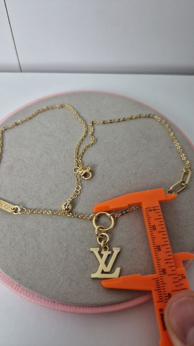 Złota celebrytka łańcuszek LV Louis Vuitton