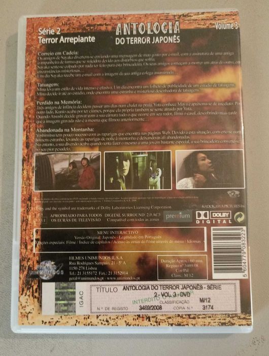 Antologia do terror Japonês Série 2 Volume 3