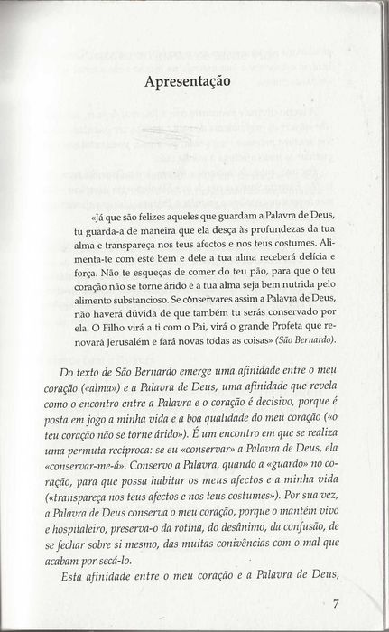 Dá-me Vida Segundo a Tua Palavra – Vol. I