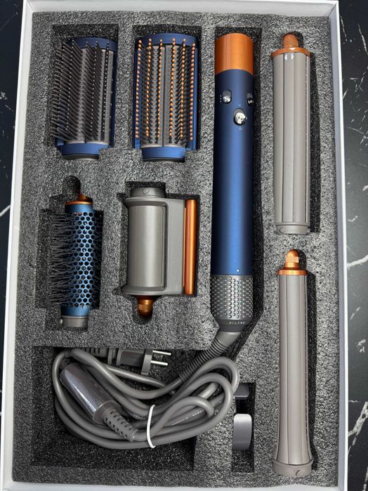 Мультистайлер Airwrap HS05 Long, 6 насадок, Prussia Blue