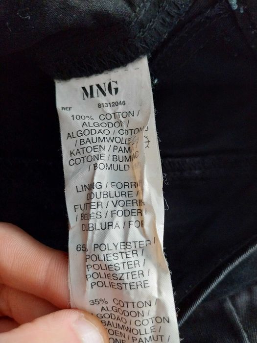 Calças pretas, Mango Basics, tamanho 38/M