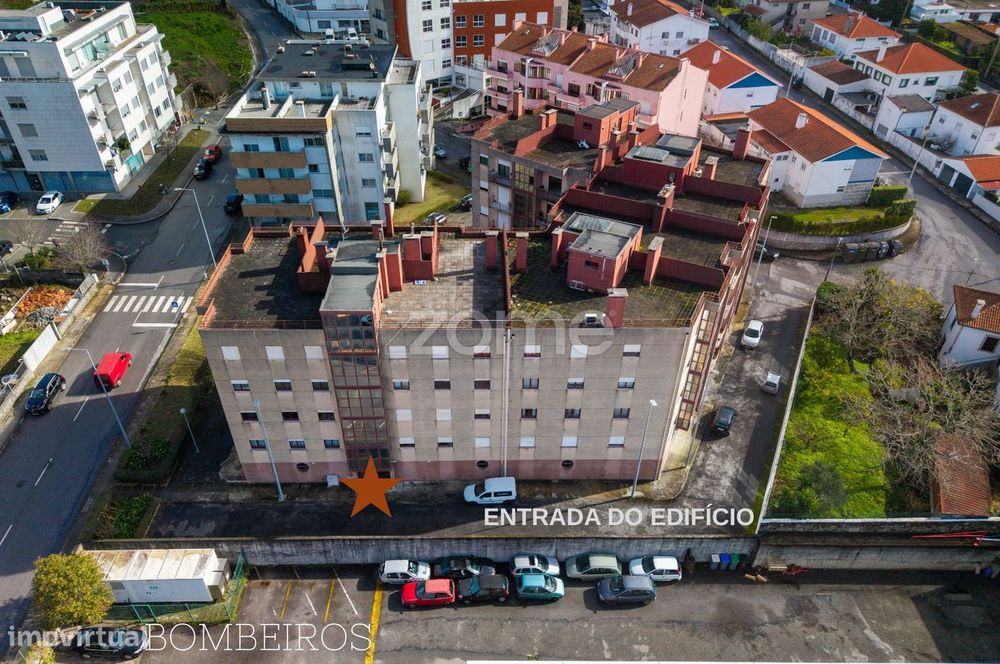 Apartamento T1, com 2 Varandas, Garagem na Meadela, Viana do Castelo