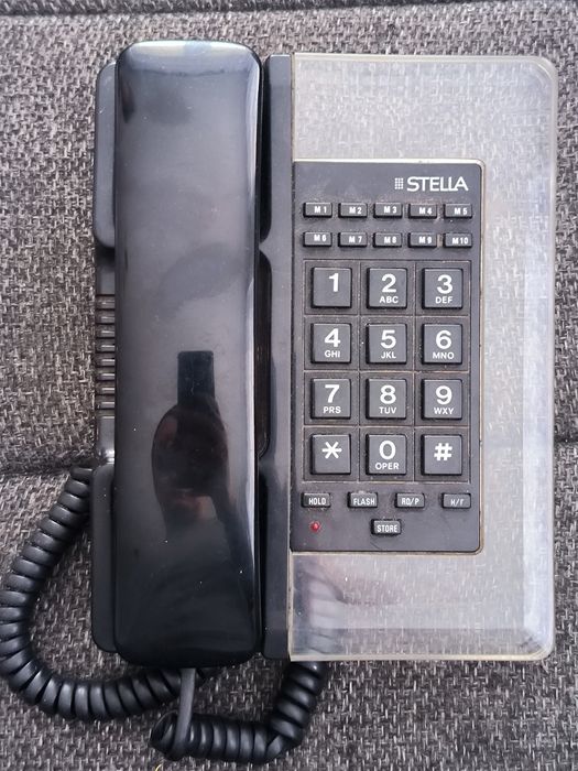Telefon stacjonarny Stella Mescomp czarny