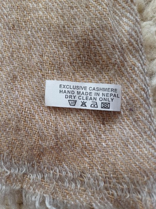 Палантин, шарф 100% exclusive cashmere Hand  made in Nepal