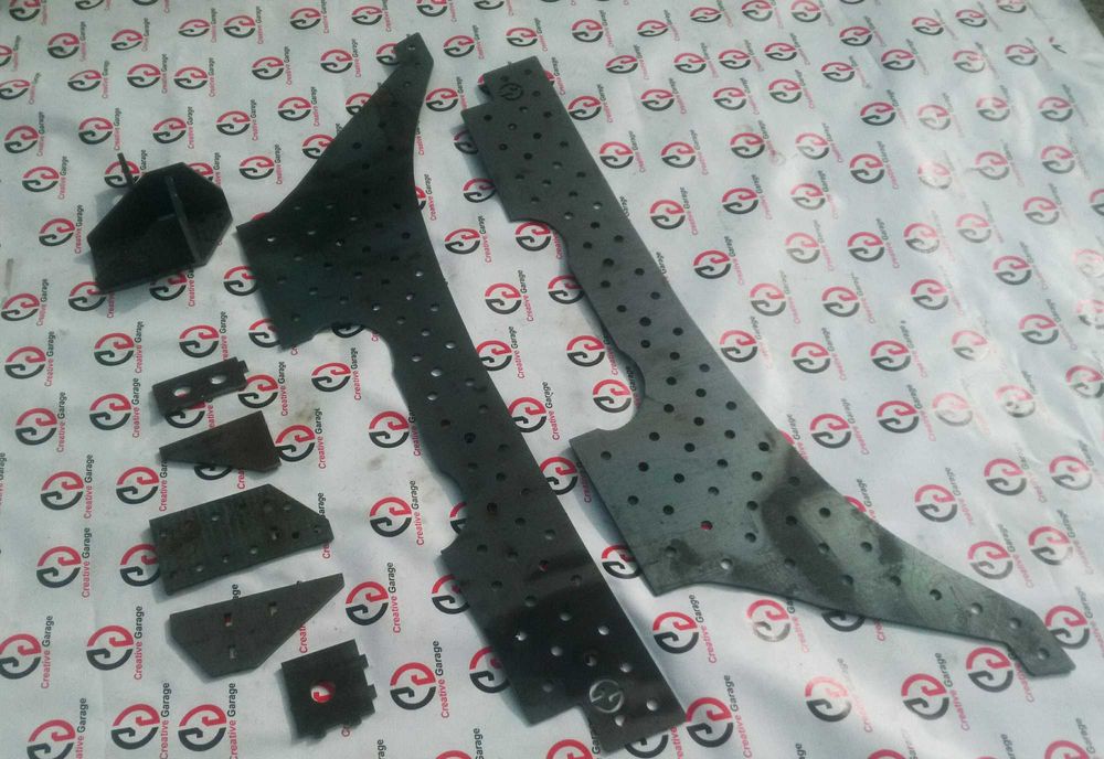 Підсилювачі / Усилители лонжеронів  передніх 3мм Нива  ВАЗ 2121-21217