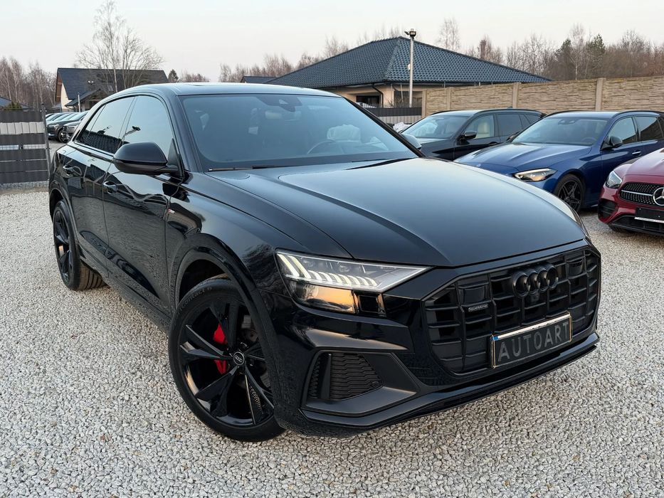 Audi Q8 F-VAT 23% Q8 50 TDI Quattro 350 KM Totalny Full 1eden na 100 Okazja