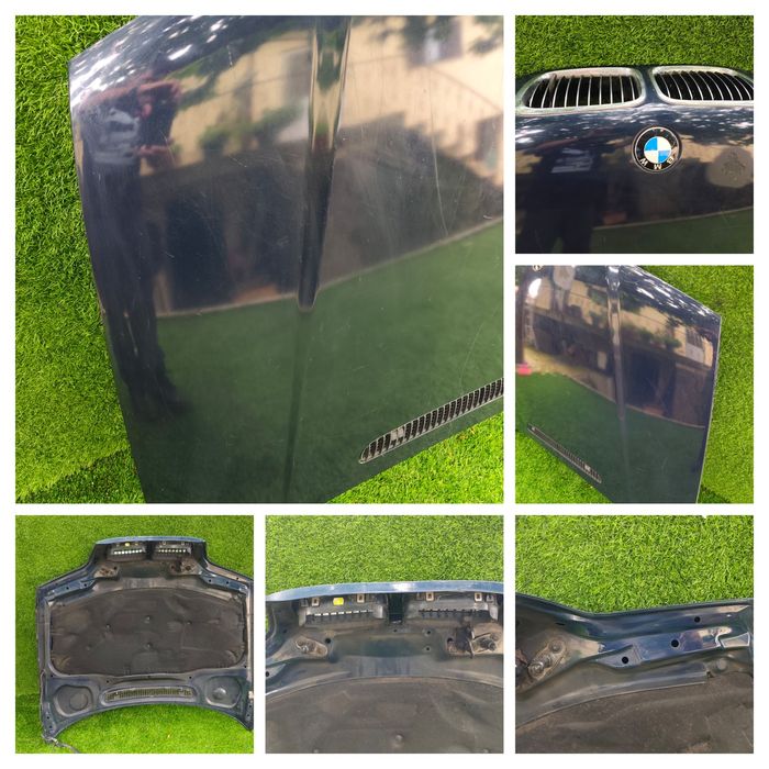 Capo bmw E46 fase 1 Sedan ou touring Cinza prata e Azul escuro muitíssimo bom estado originais compatível com modelos desde 1998 a 2001