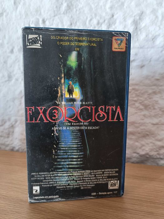 Filmes VHS Exorcista 1, 2 e 3 - Edição Portuguesa